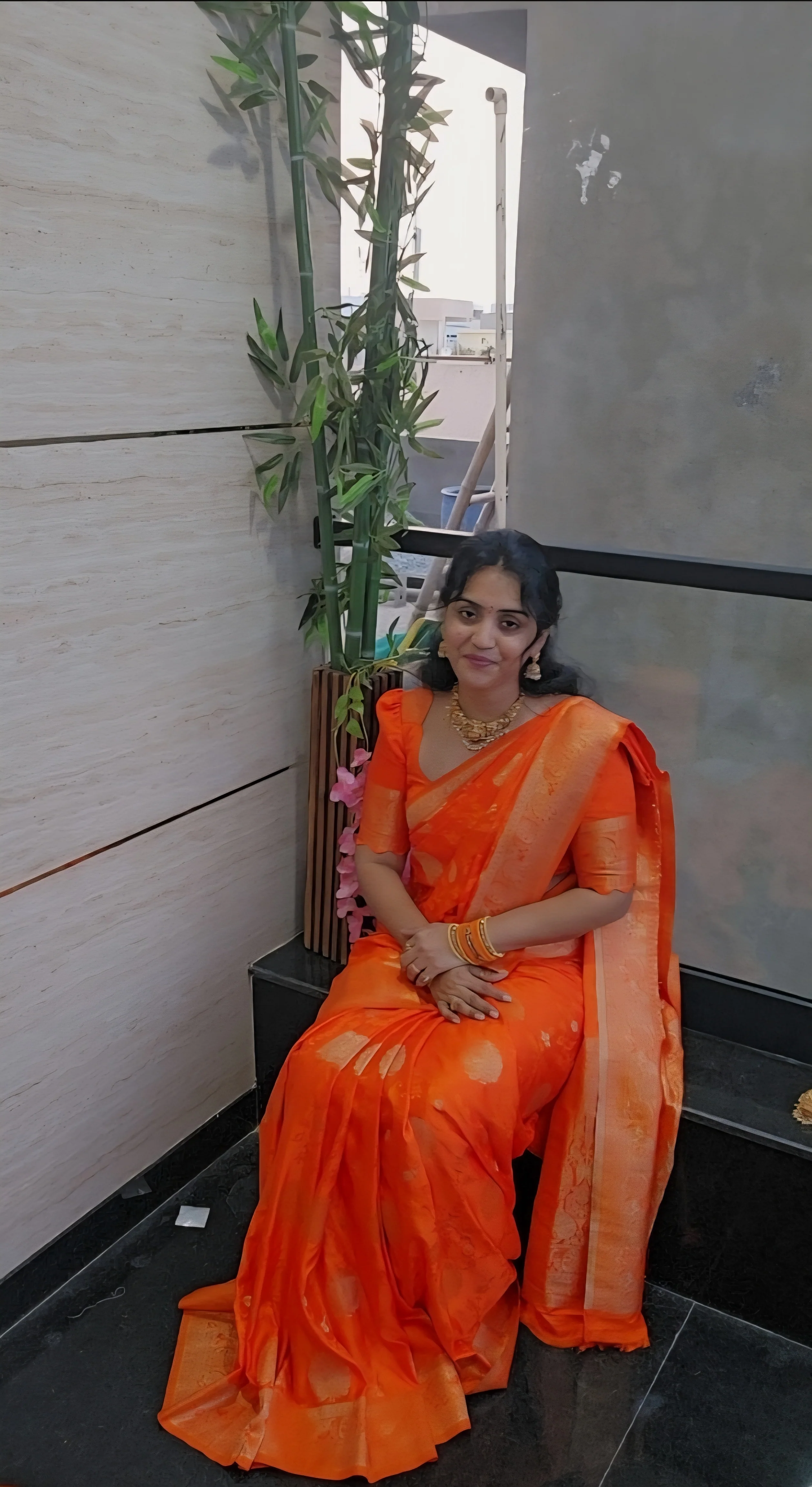Banarasi Mushroom silk saree- SLS43 - Image 7