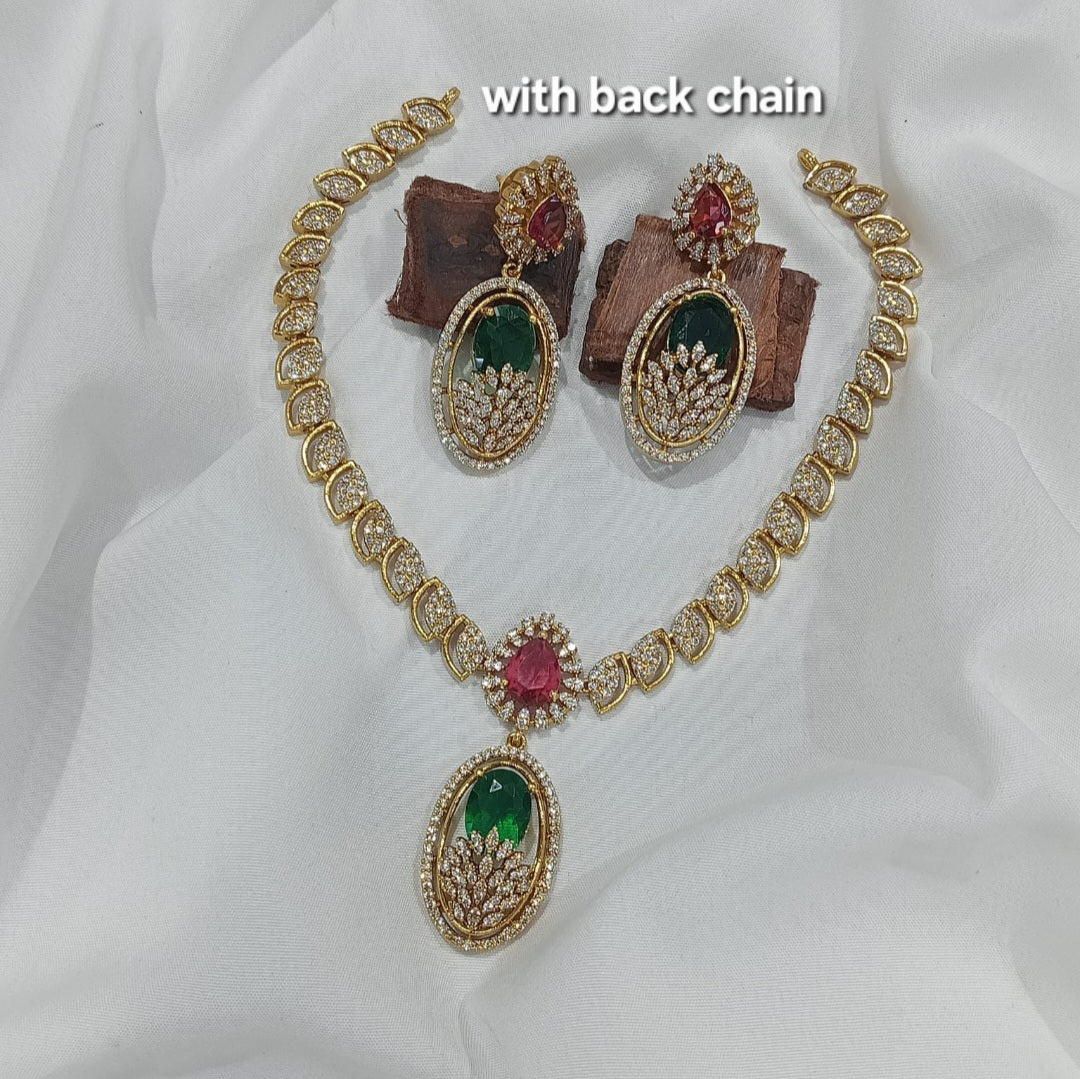 Code SLS 215J neck set with earrings