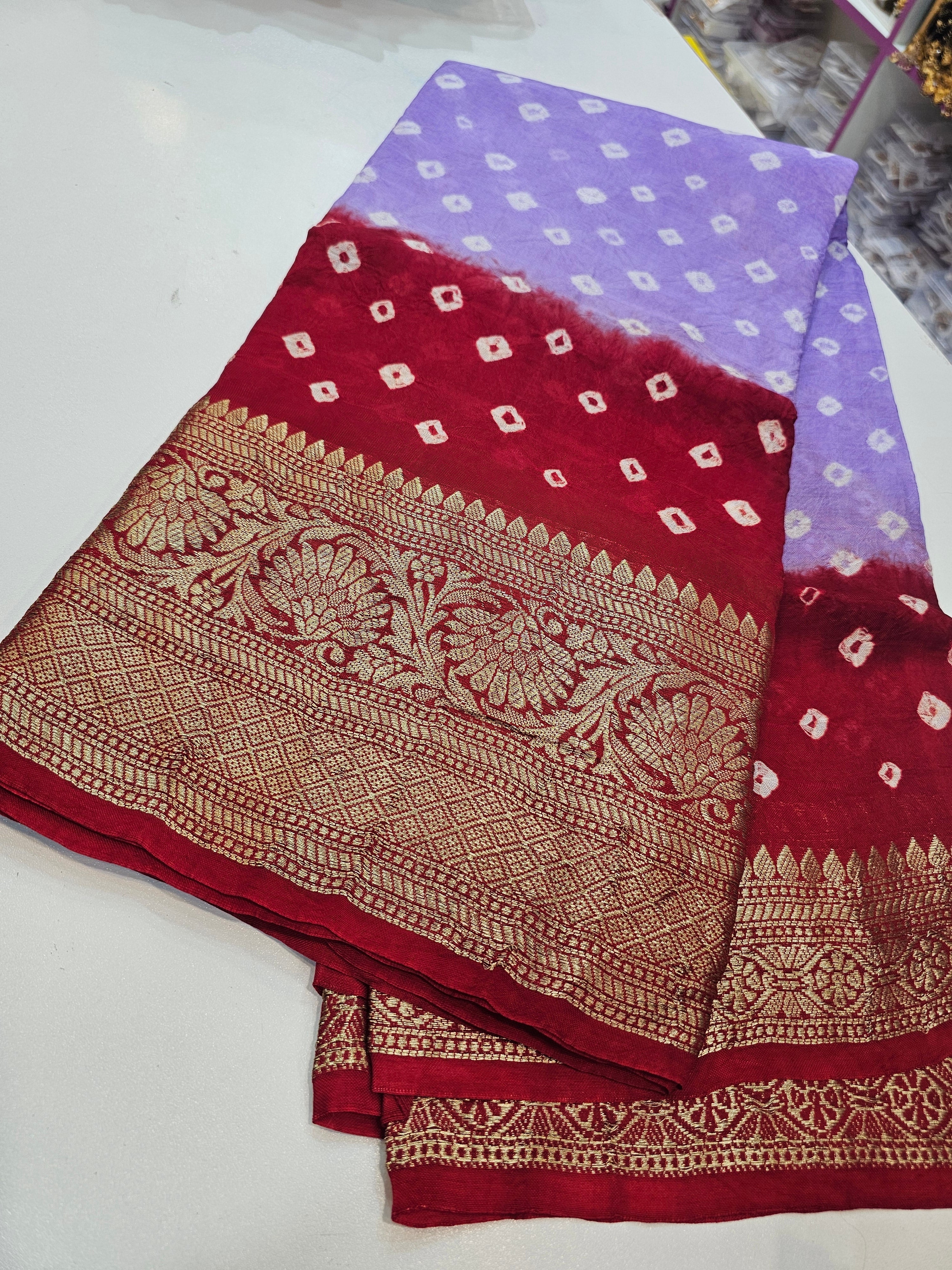 Saree un stiched blouse Code SLS277