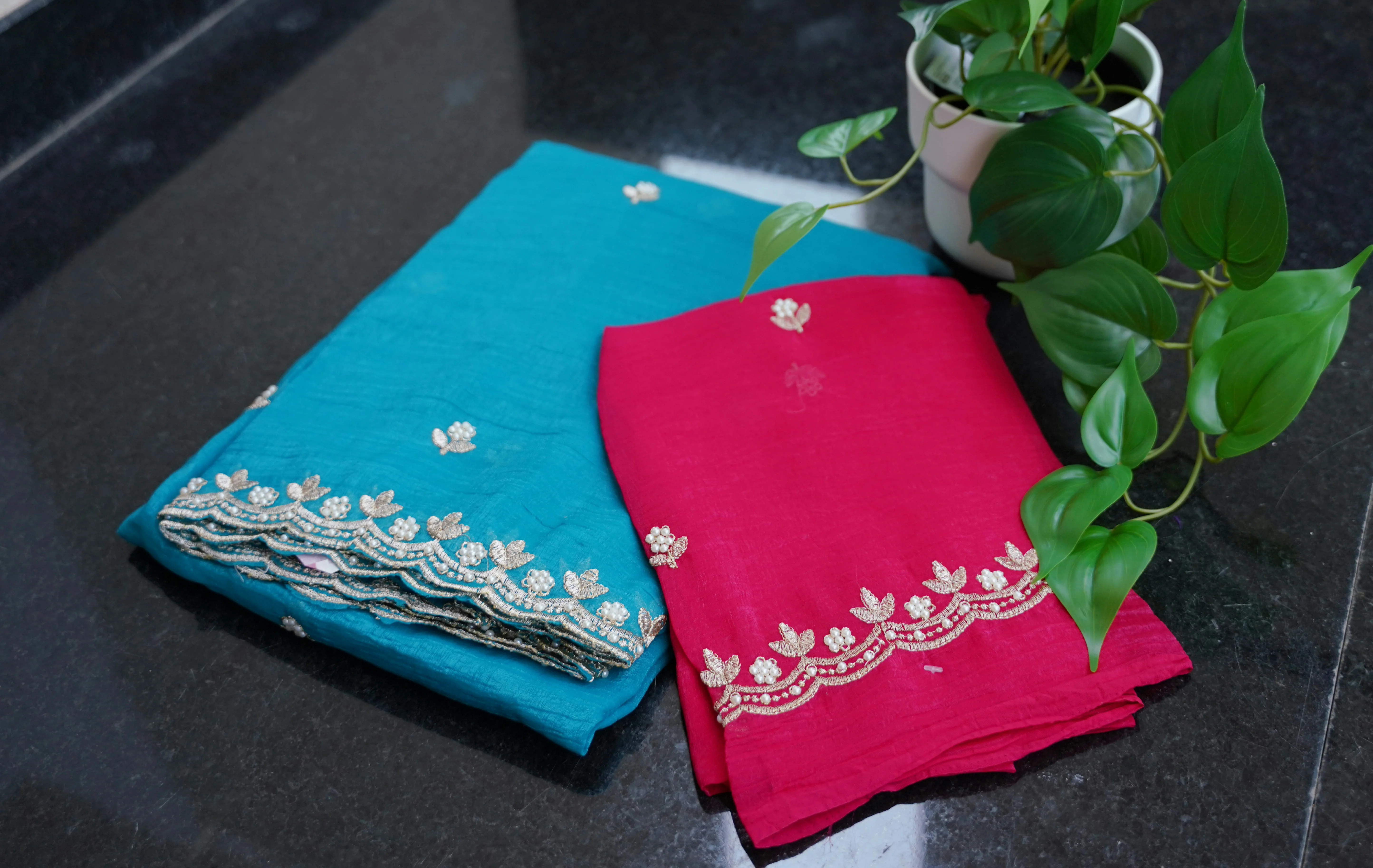 Crunchy crush sarees-SLS44 - Image 5