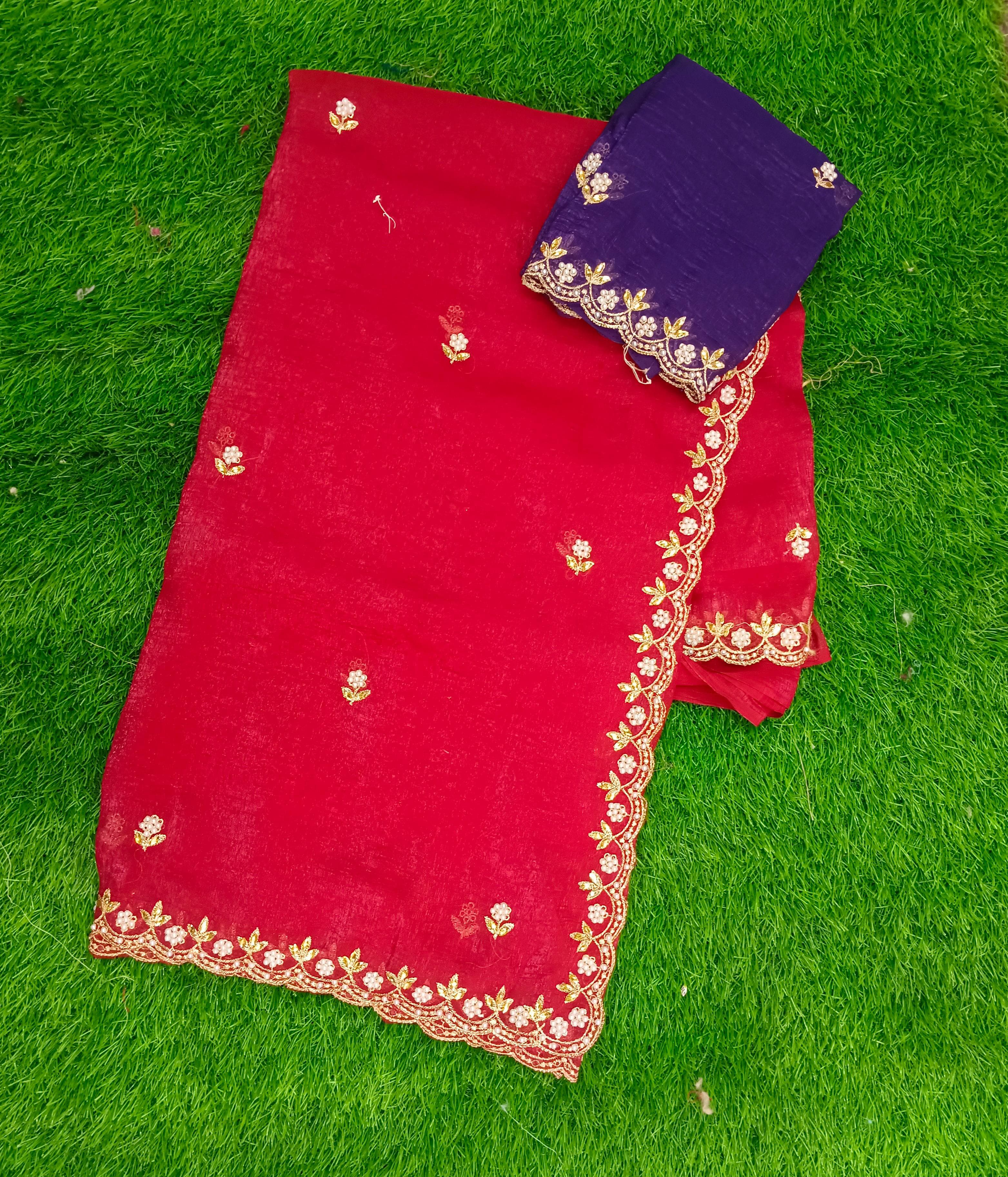 Crunchy crush sarees-SLS44 - Image 6