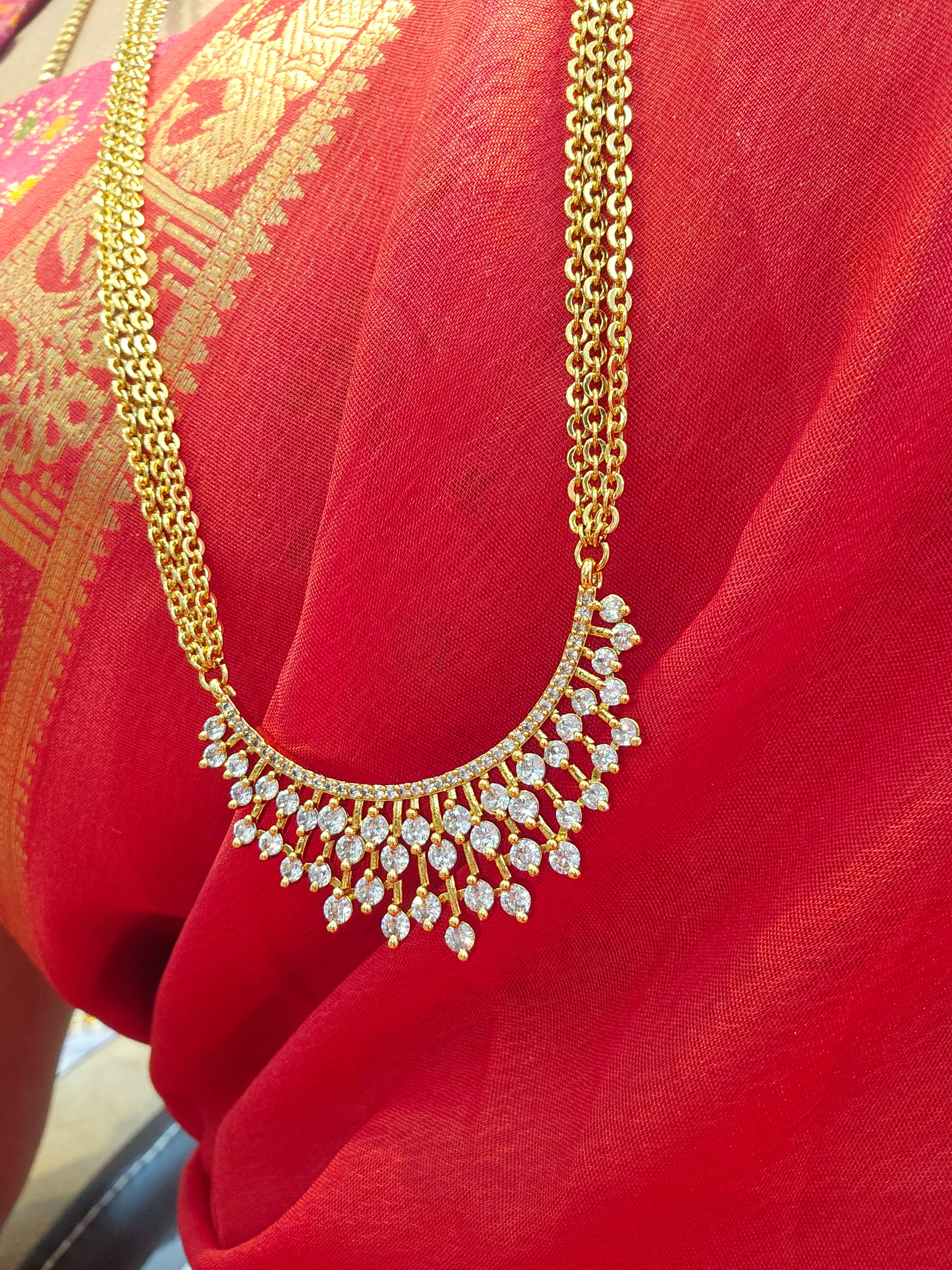 Diamond pendant chandraharam code SLS 831J - Image 2