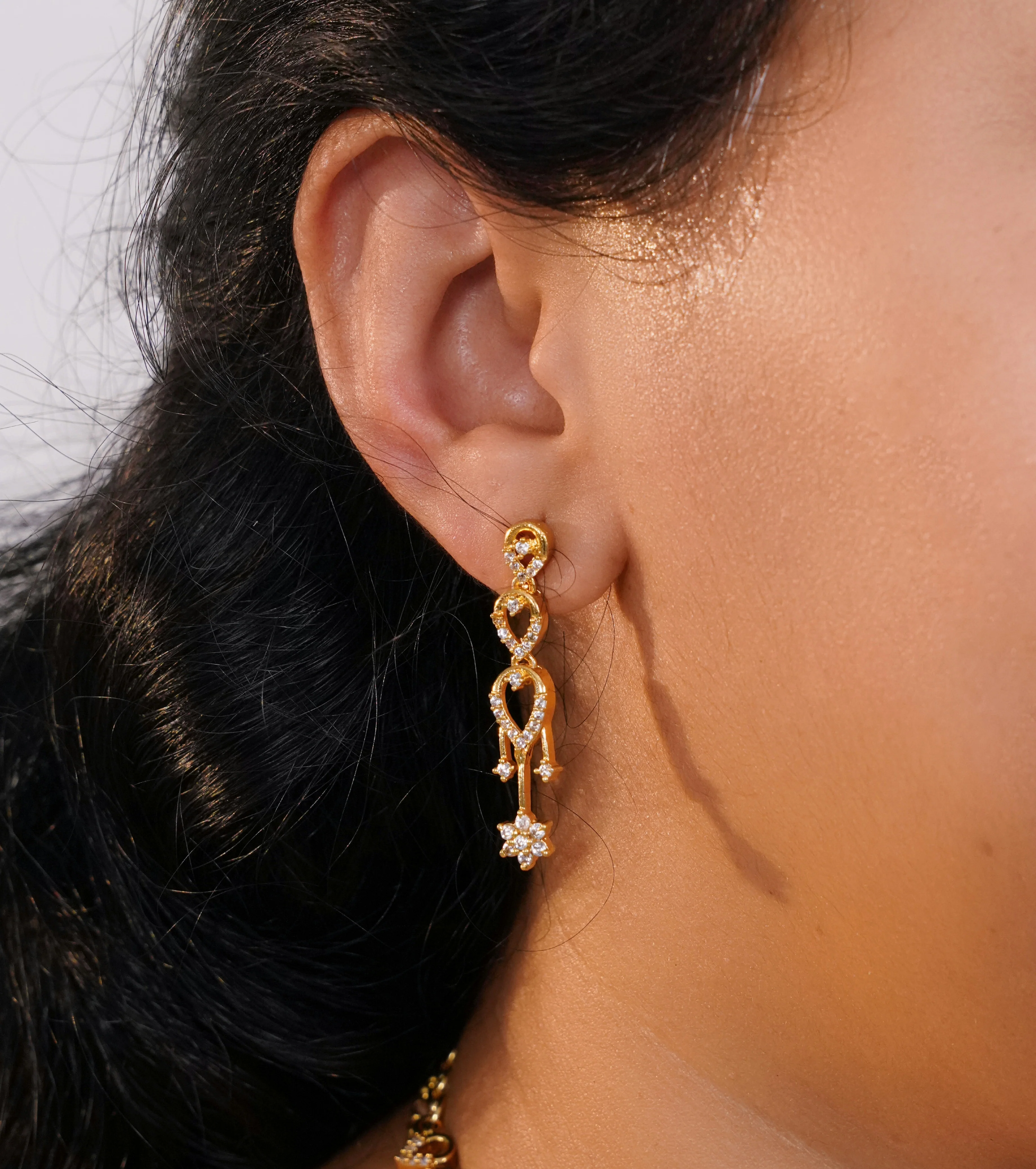 Neck set with earings-SLS47J - Image 4