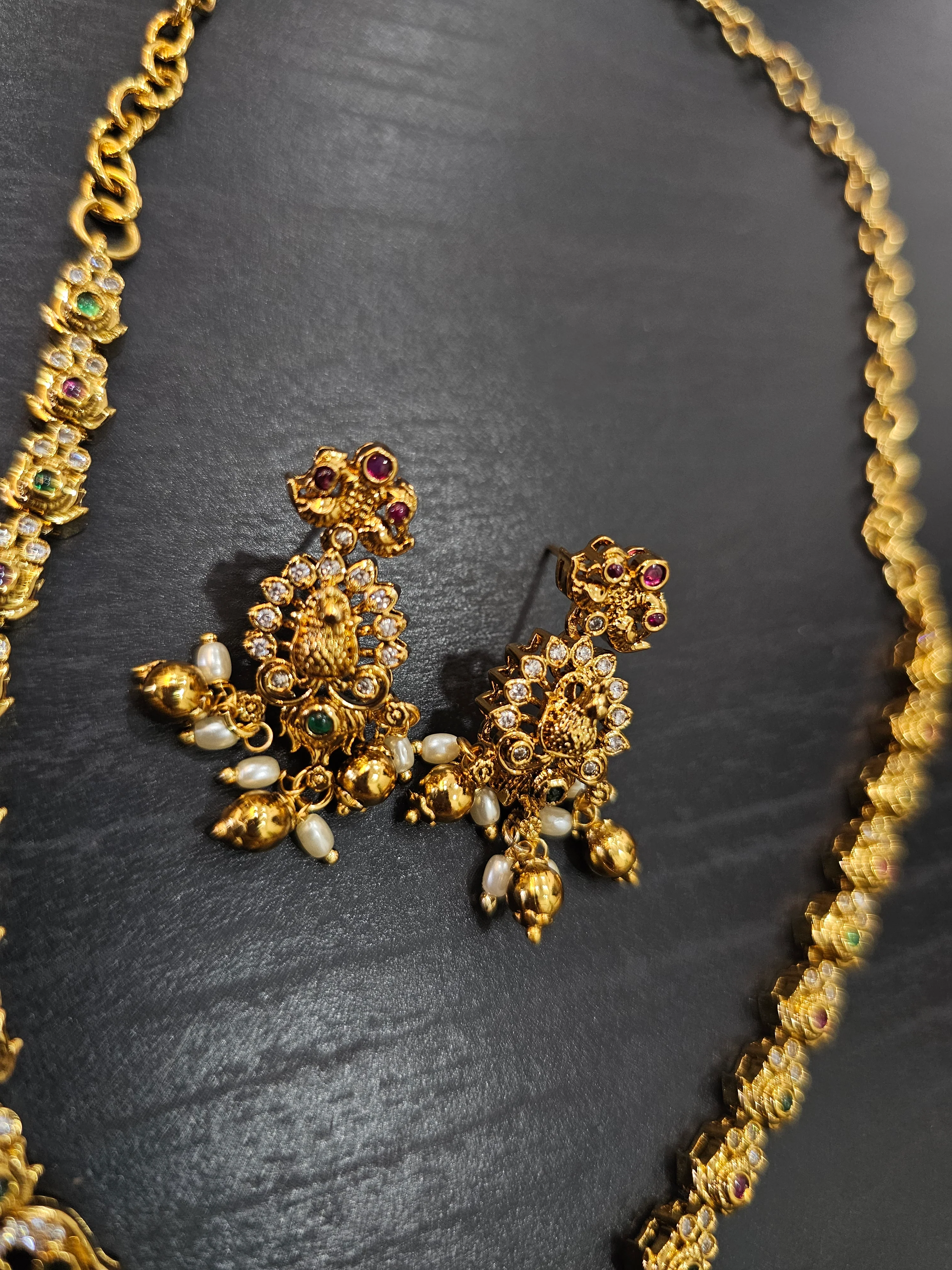 Neck set with earrings code SLS 760 - Image 4