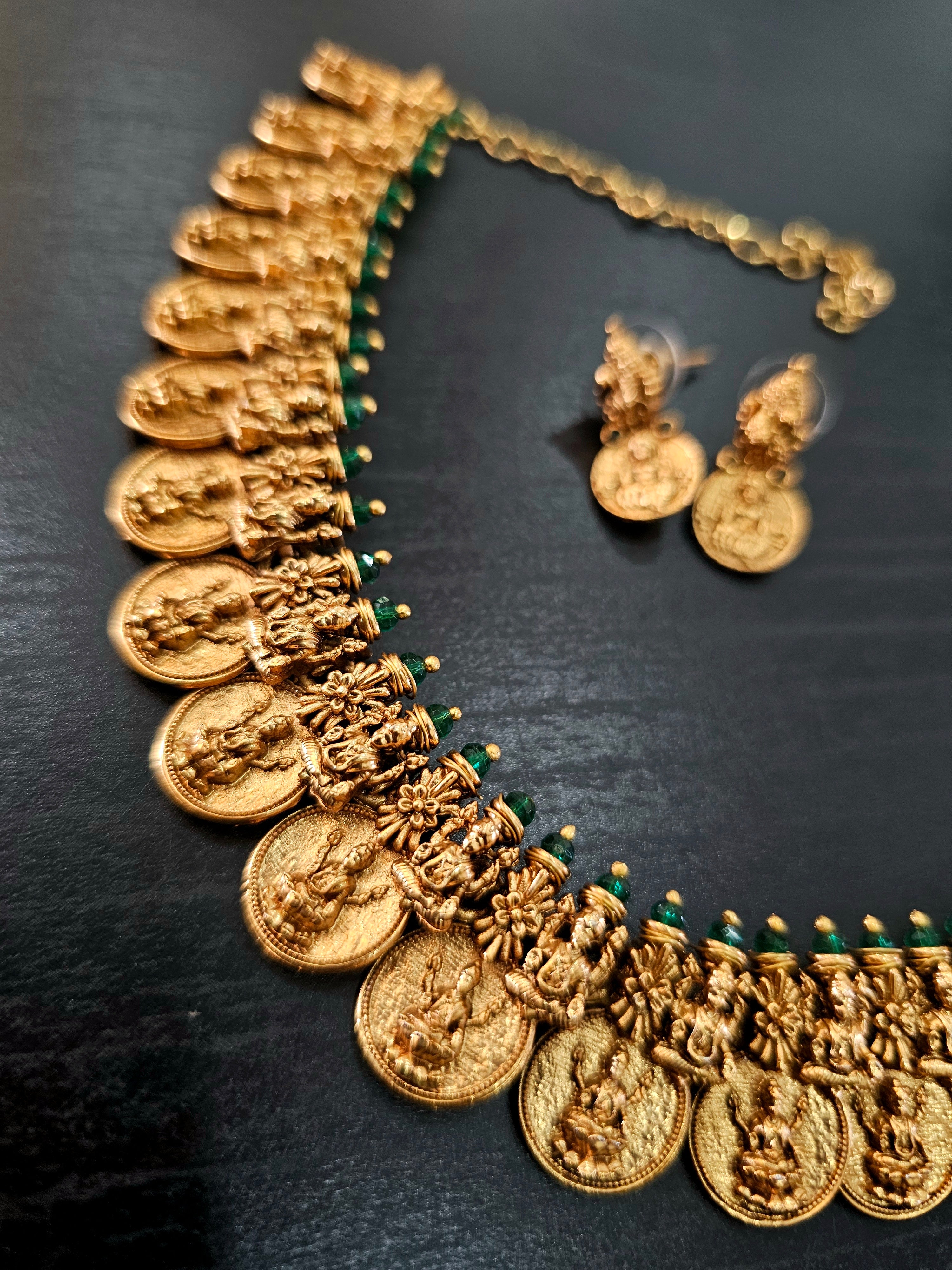 Neck set with earrings code SLS 517J - Image 3