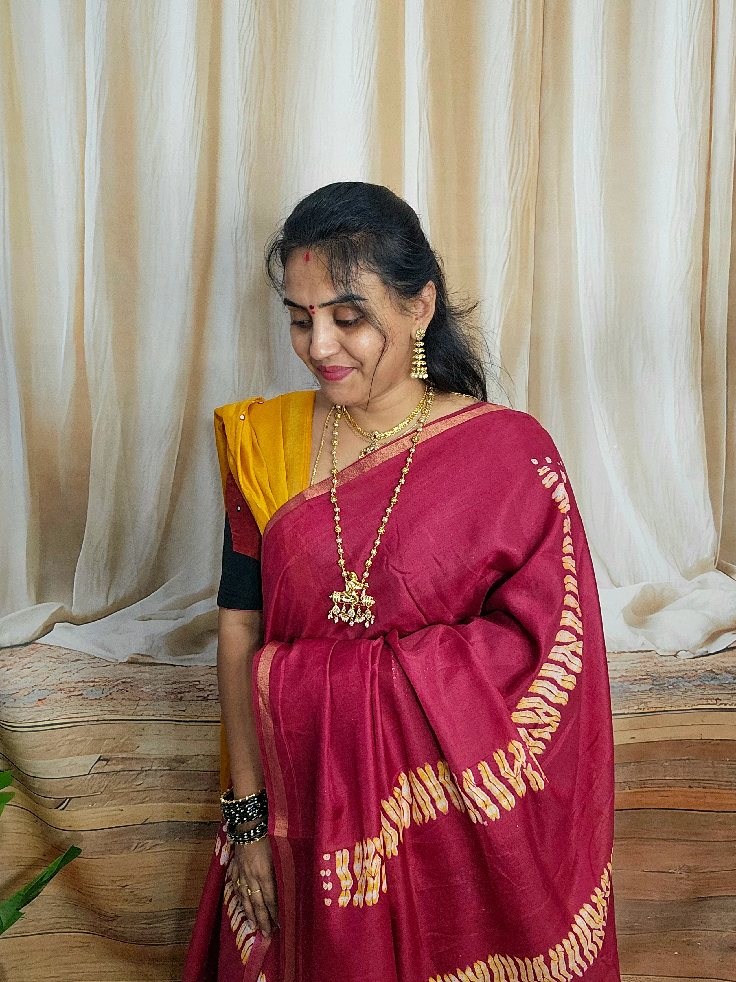 Saree un stiched blouse code SLS 685