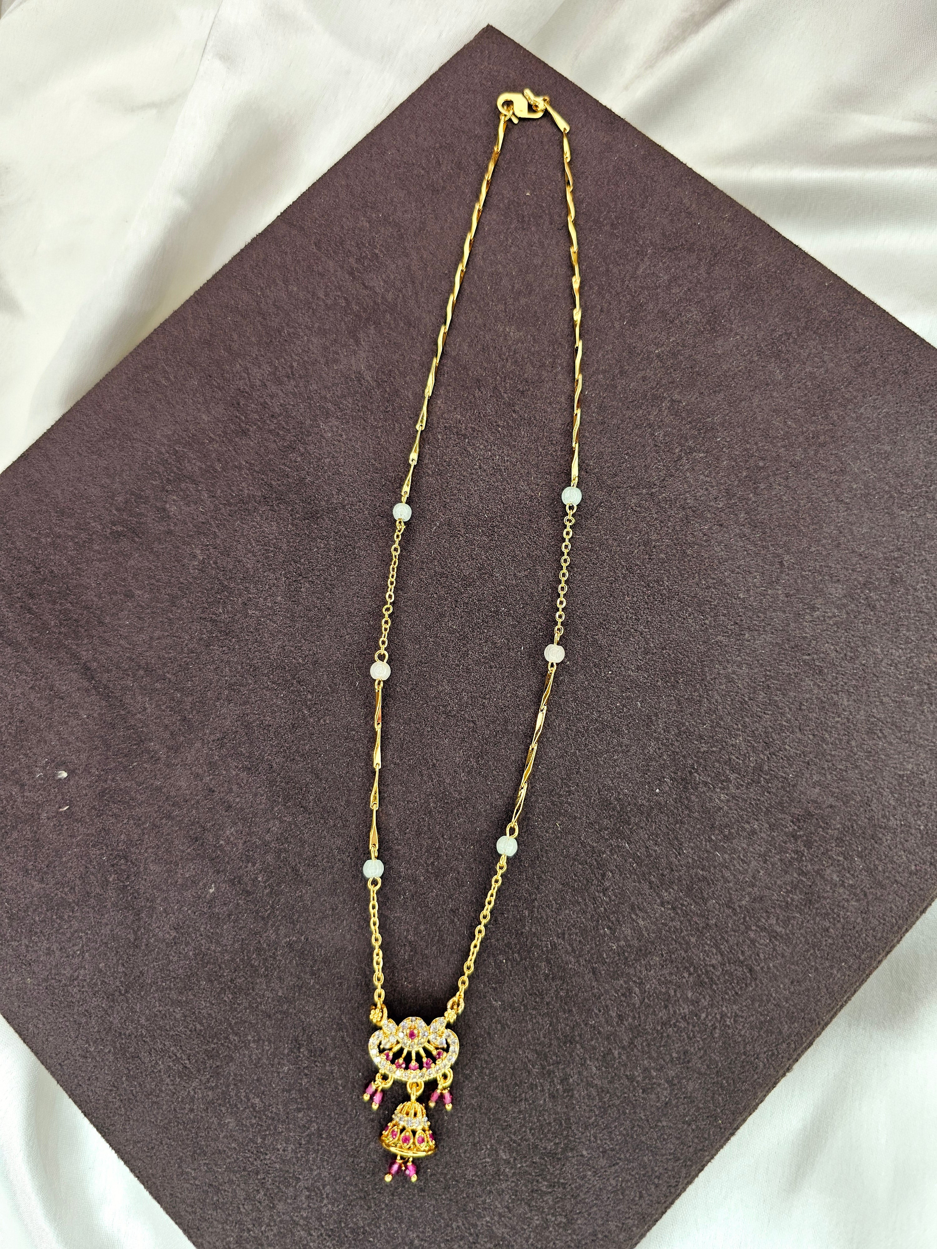 Temple Jewellery Fancy chain - SLS13J - Image 3