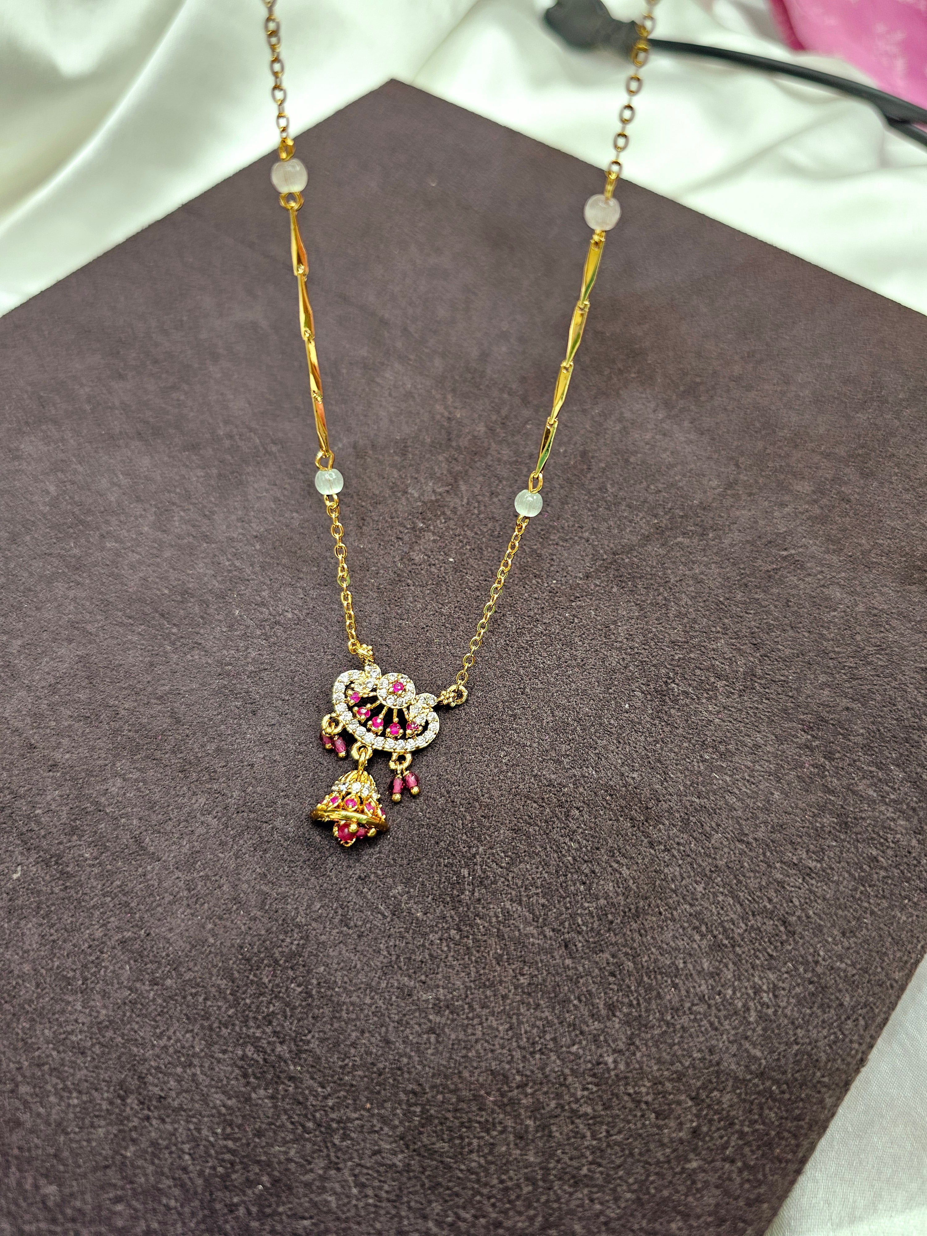 Temple Jewellery Fancy chain - SLS13J - Image 4